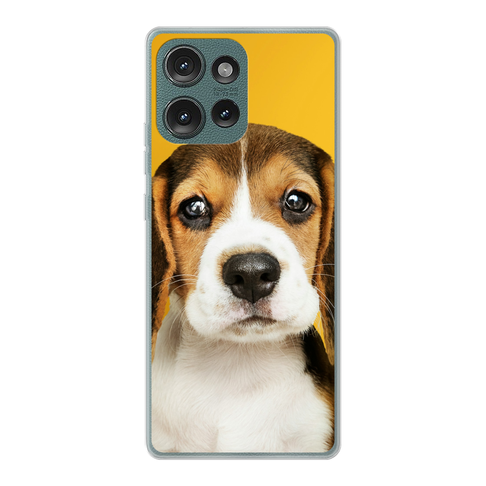 Motorola Edge 50 Soft case (back printed, transparent)