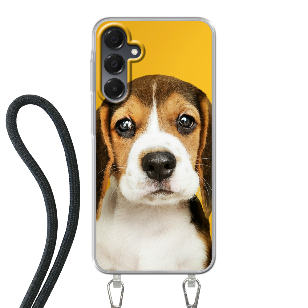Samsung Galaxy A16 / A16 5G Crossbody case (back printed, transparent)