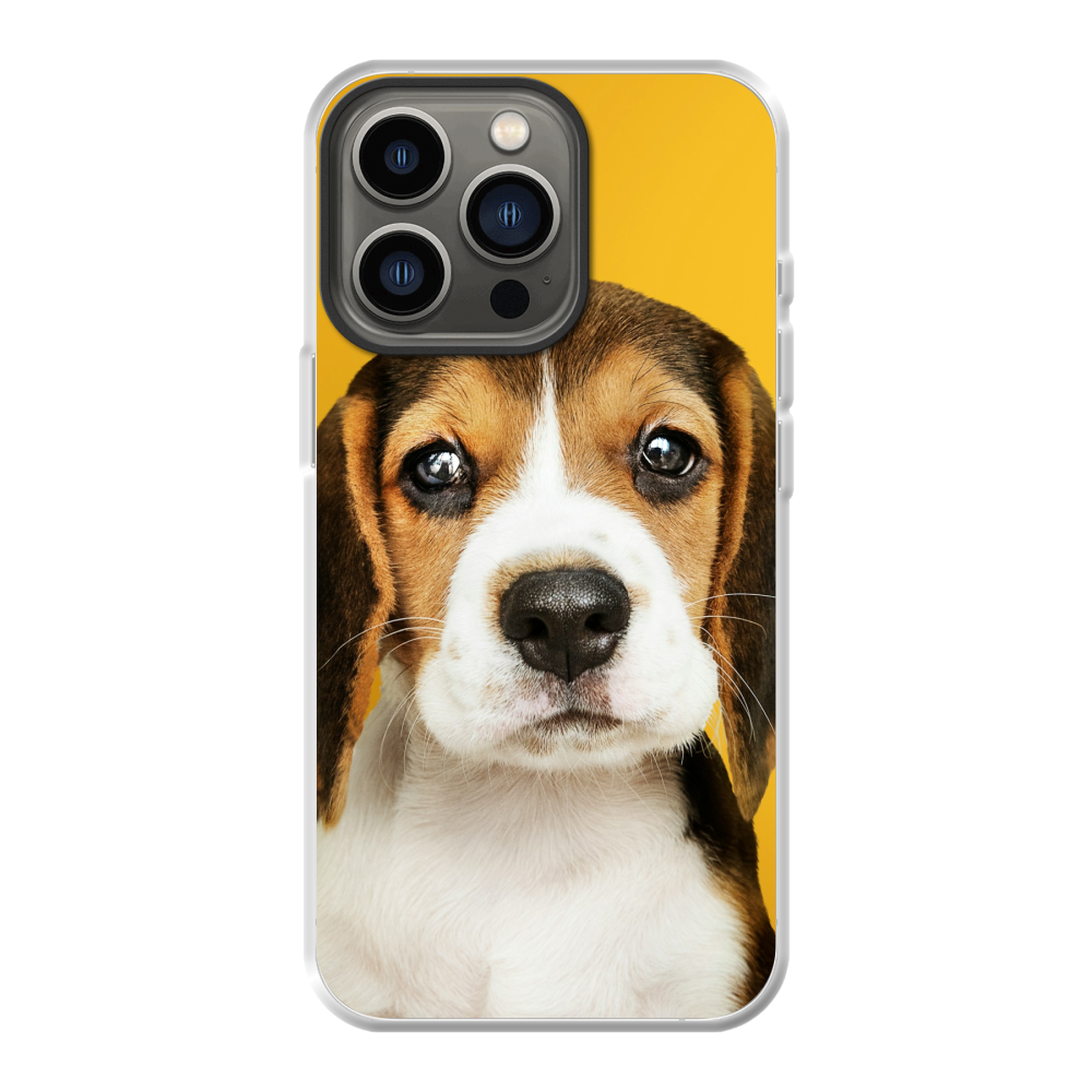 Apple iPhone 13 Pro Hybrid case with MagSafe (back printed, transparent)
