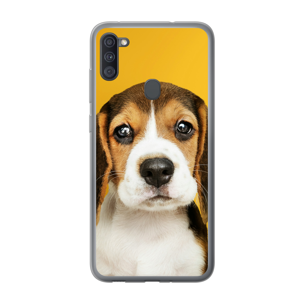 Samsung Galaxy A11 / Galaxy M11 Soft case (back printed, transparent)