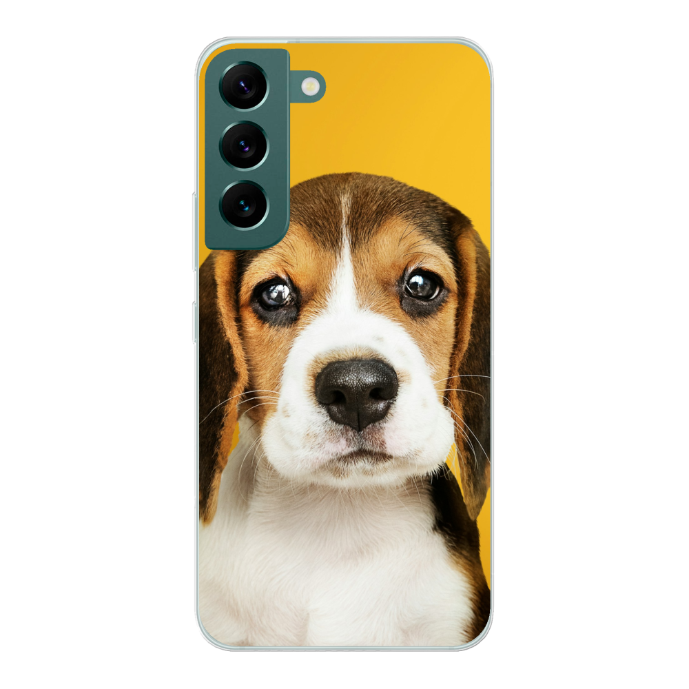 Samsung Galaxy S22 Soft case (back printed, transparent)
