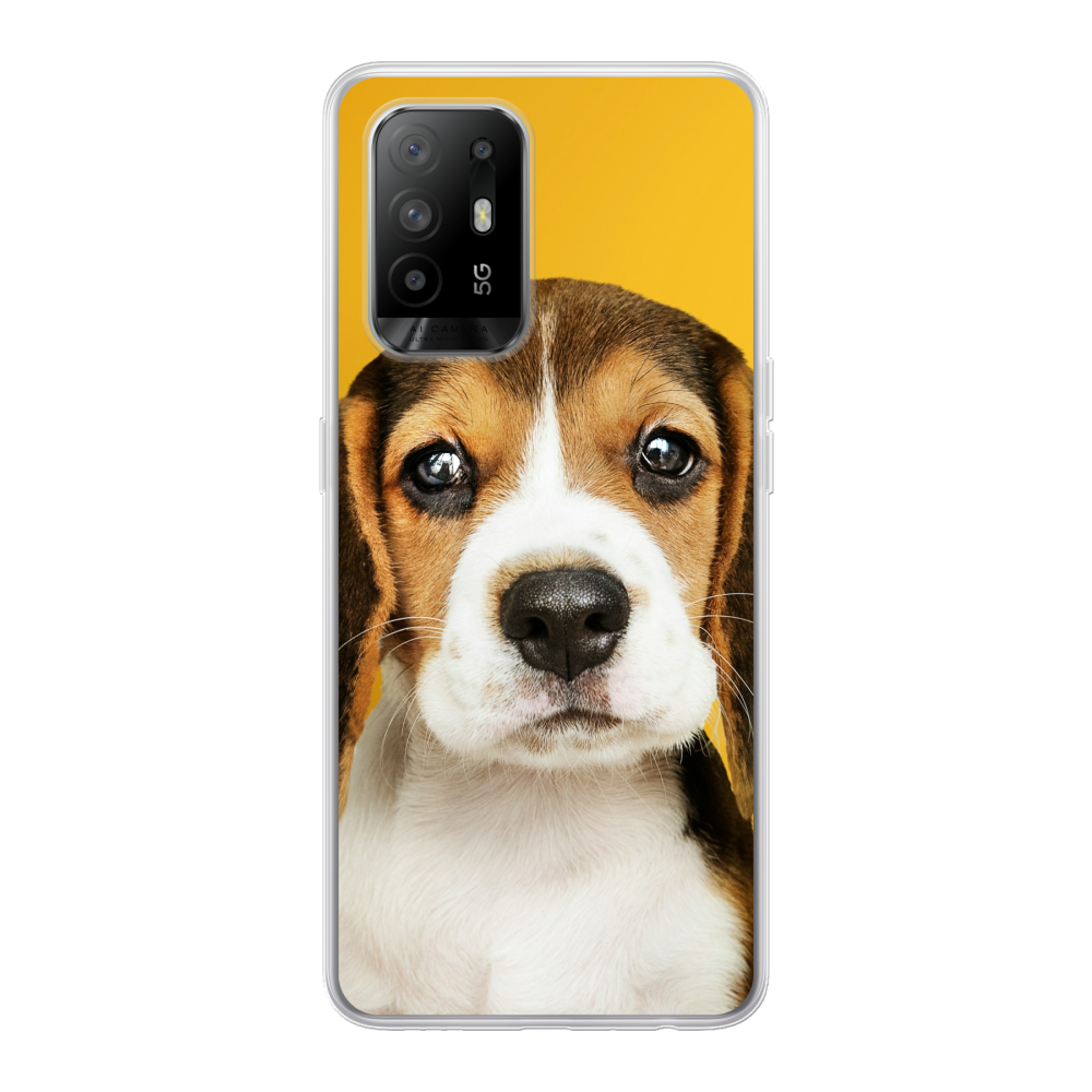 Oppo A94 5G / A95 5G Soft case (back printed, transparent)