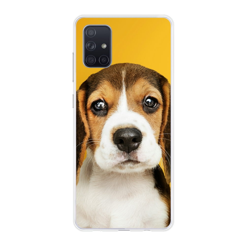 Samsung Galaxy A71 4G Soft case (back printed, transparent)