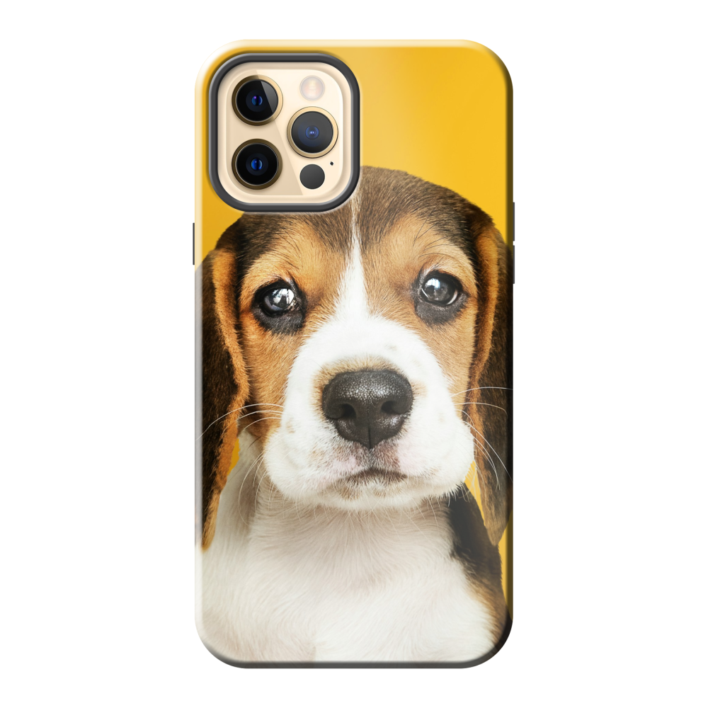 Apple iPhone 12 / iPhone 12 Pro Tough case (fully printed, black insert)
