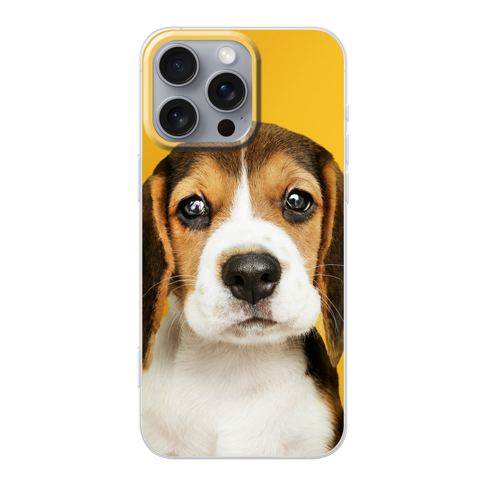 Apple iPhone 16 Pro Max Soft case (back printed, transparent)