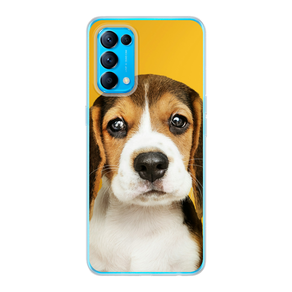 Oppo Find X3 Lite / Reno5 5G Soft case (back printed, transparent)