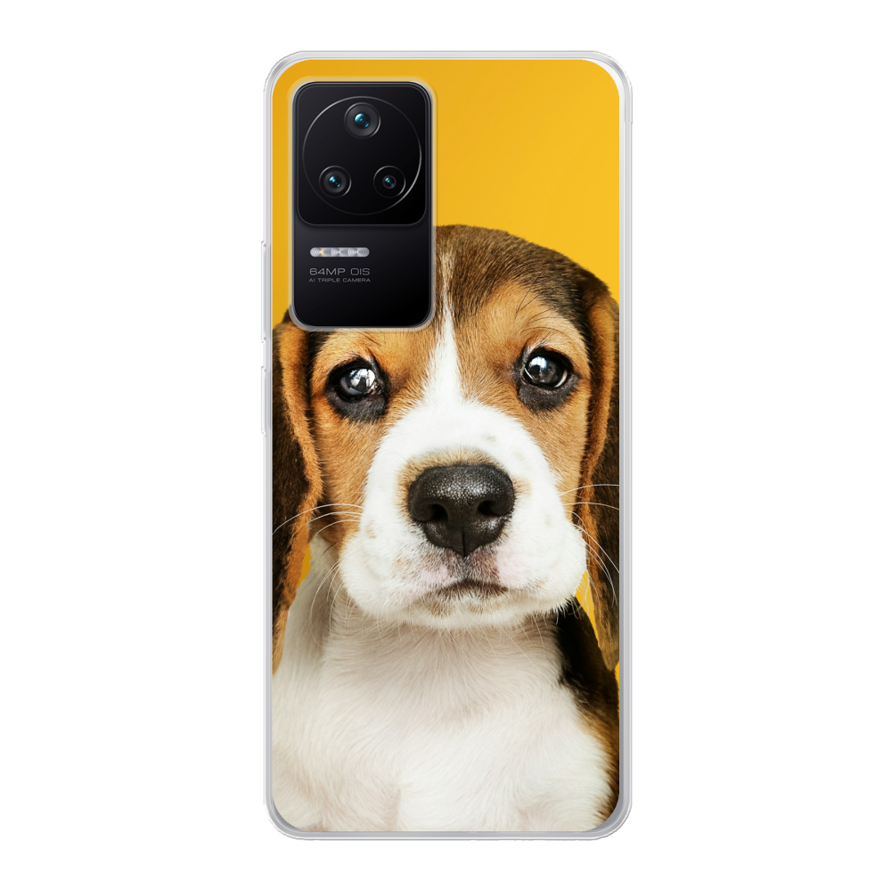Xiaomi Poco F4 Soft case (back printed, transparent)