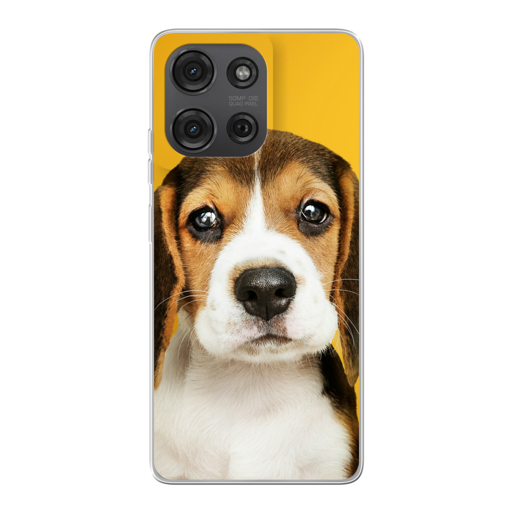 Motorola Moto G86 Soft case (back printed, transparent)