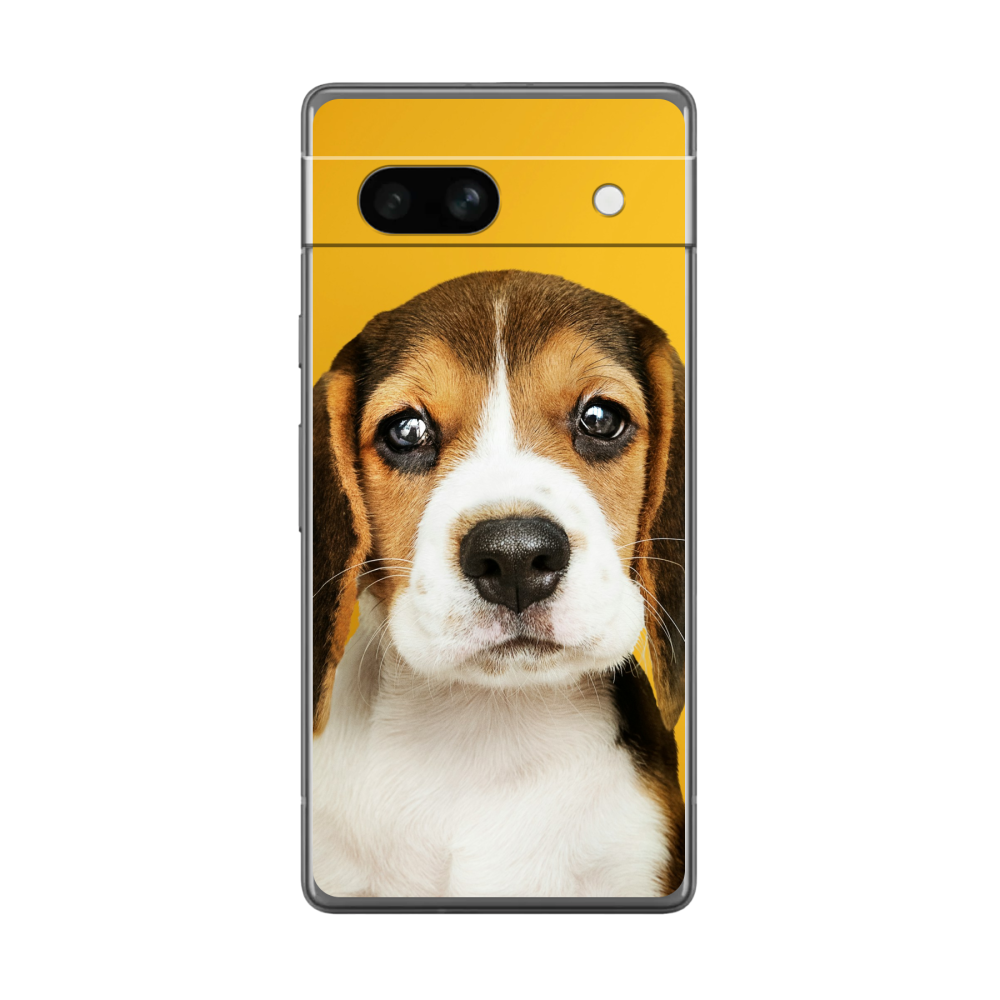 Google Pixel 7a Soft case (back printed, transparent)