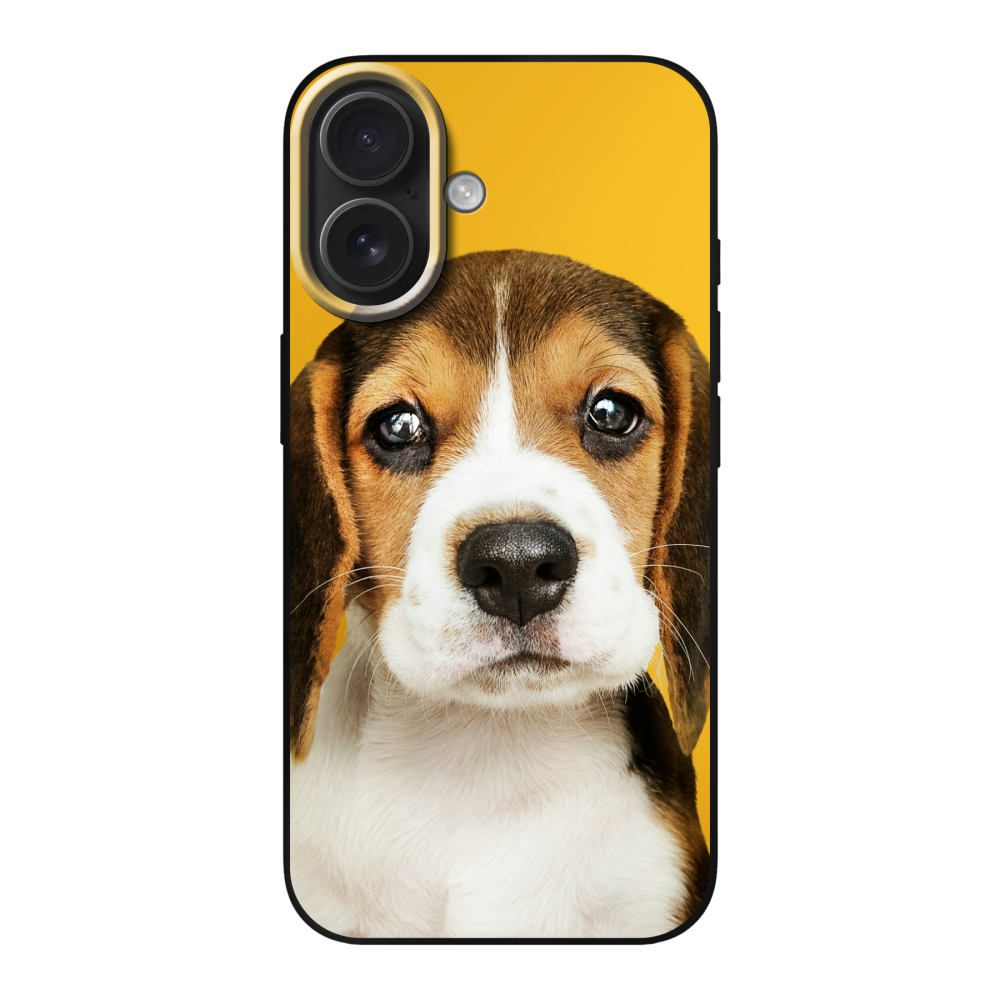 Apple iPhone 16 Soft case (back printed, black)