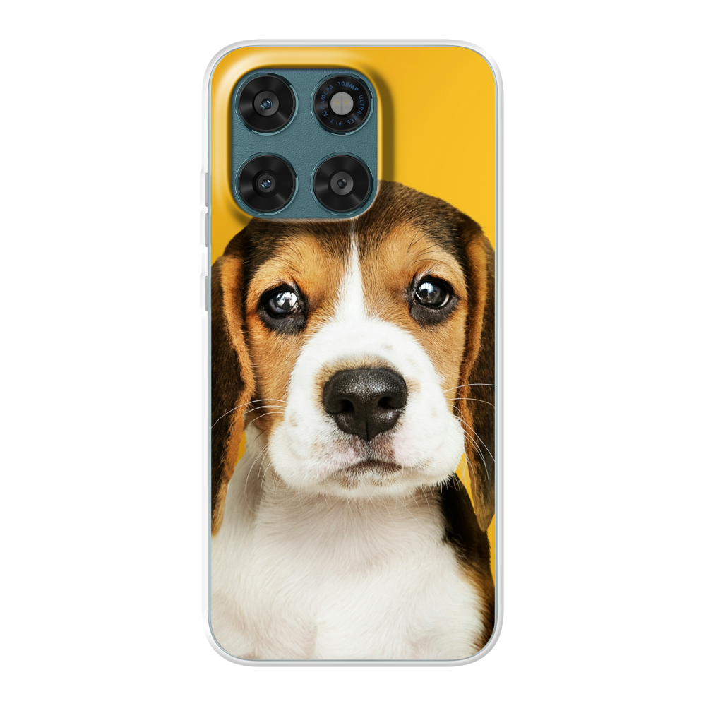 Motorola Moto G67 / Moto G77 Soft case (back printed, transparent)